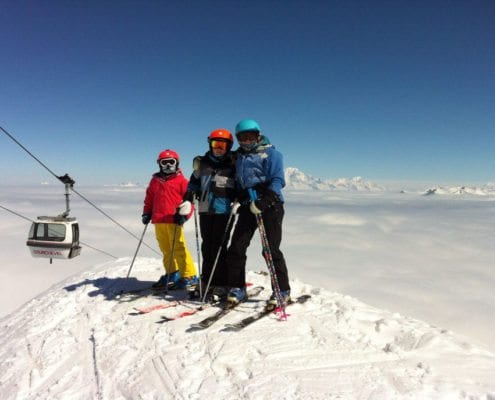 Ski en famille à Courchevel