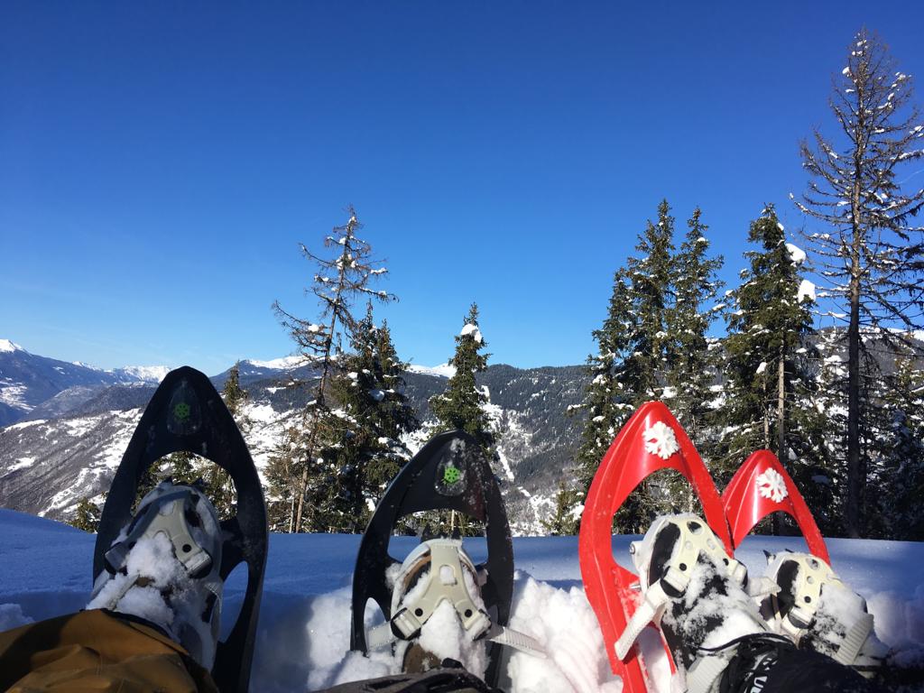 Snow-shoeing in Courchevel