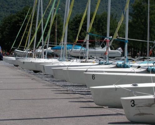 Voile: vacances activités lac d'Annecy