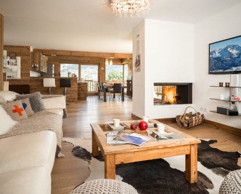 Chalet Pure Courchevel living room